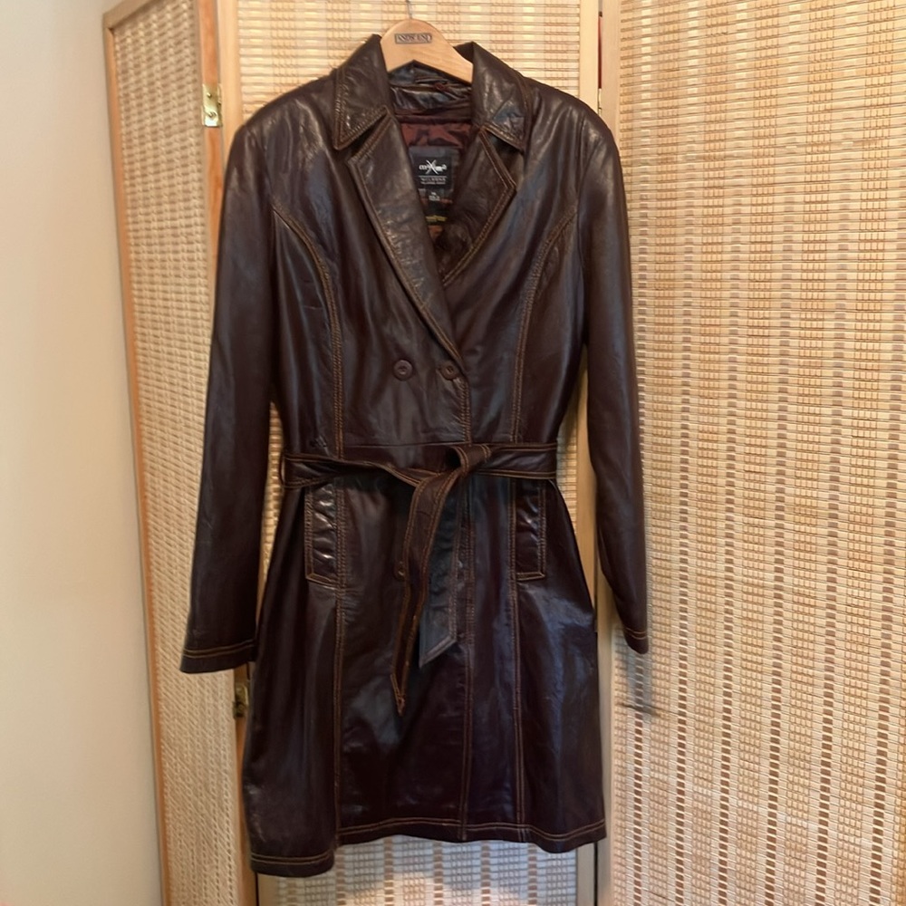 Vintage Wilson’s Leather trench coat